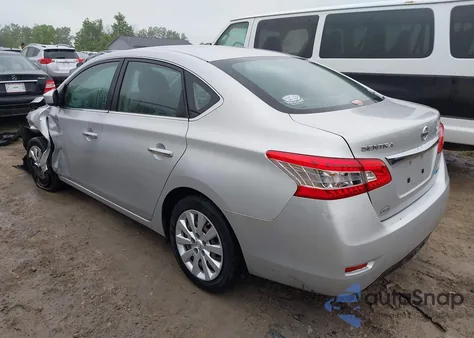 2014 Nissan Sentra Sv из США, поврежденный, VIN 3N1AB7AP8EL669374